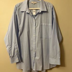 Loft Oversized Boyfriend Shirt